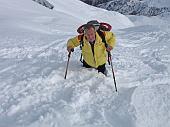 Salita invernale dalla Malga Polzone (1570 m.) al Passo del Pizzo di Petto (2200 m.) merc. 27 gennaio 2010 - FOTOGALLERY